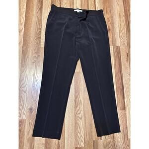 Bamford Black Wool And Silk Silky Dress Pants Men’s 46